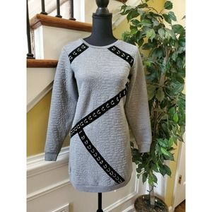 Mark. Sweater Dress XS  Gothic Long Sleeves Mini